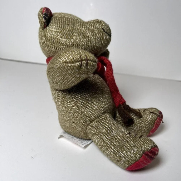 Starbucks Bearista Plush Teddy Bear 2009 Holiday Edition Bean Filled Animal Toy - Picture 7 of 11